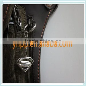 Debossed Superman Metal Key Chain Ring thumbnail-2