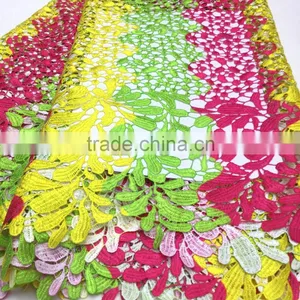 Hot Selling African Embroidery Lace Cord Lace Fabric Supplier Indian Fabric Wholesale Quality Choice thumbnail-1