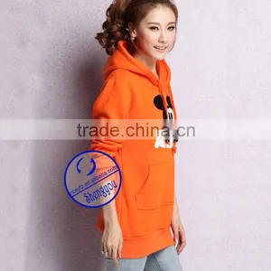 Custom Cheap Fleece Plain Fancy Hoodies for Women thumbnail-5