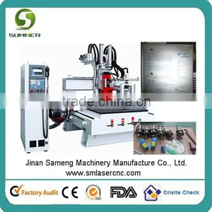 9KW HSD Air Cooled Spindle BT30 Holder Carousel ATC Cnc Woodworking Machinery Supplier's Choice thumbnail-5
