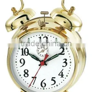 4.5 Inch Metal Case Mechanical Alarm Clock Movement, Desktop Clock thumbnail-4