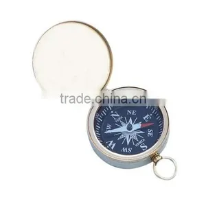 Nautical Brass Compass - Solid Brass Pendant Compass 13413 thumbnail-1