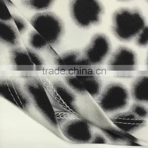 Wholesale Plus Size Black and White Animal Print Dress and Pajama thumbnail-4