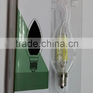 Clear Frosted Led Filament Bulb Dimmable C35 E12 4w Led Candle Bulb thumbnail-6