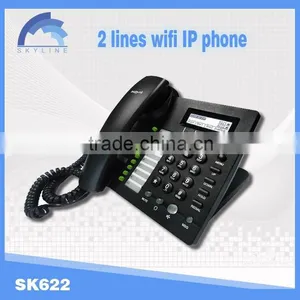 New Arrival Product High Quality HD Voice 2 Sip Lines Voip Phone With Low Cost thumbnail-1