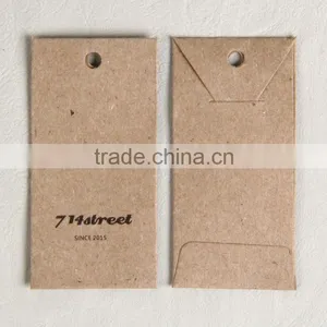 Kraft Paper Spare Button Bag With Silk Screen Printing for Frock Coat thumbnail-3
