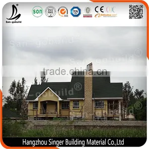 Long Span Durable Aluminum Zinc Roofing Sheet, Color Stone Coated Metal Roof Tile thumbnail-6