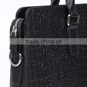 Wholesale Price Briefcase Men's Luxury Briefcase Crocodile Leather Briefcase thumbnail-6