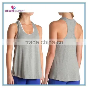 100% Cotton Womens Singlet, Women Racer Back Top, Custom Tank Top thumbnail-1