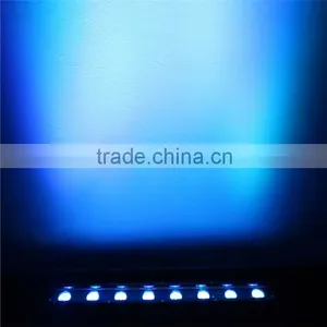 High Quality 8*Tri-3W RGB Battery IR Remote LED Wall Wash Light thumbnail-5