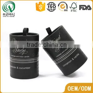 Special Black Custom Logo UV Printing Glossy Round Cardboard Box Wholesale thumbnail-4