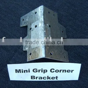 Timber Connector (Mini Grip Corner Bracket) Aluminum/brass/stainless Steel Sheet Metal Stamped Part thumbnail-1