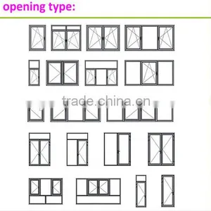88 Sliding Series Plastic Pvc Window Profiles Pvc Door Profile Upvc Profile thumbnail-1