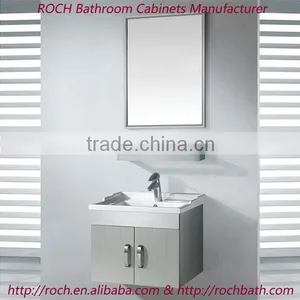ROCH 780 Stainless Steel Mirror Bathroom Cabinet thumbnail-1