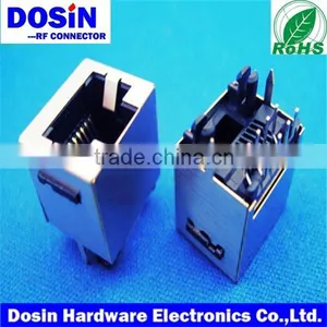 Good Quality RJ45 Connectors, Network Plug PCB Mount Connector for Modular Jack thumbnail-1