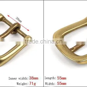 38MM Good Polished Simple Pin Buckle Brass Material Made of Brass thumbnail-1