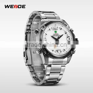 WEIDE Military Watches With Changeable Strap Fashion Wristwatch Alarm LED Watch Watch Print Logo Analog Digital Display WH2306 thumbnail-5