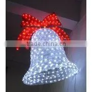 Festive Lights Led 3D Motif Light Red Bell Christmas Light Motif thumbnail-2