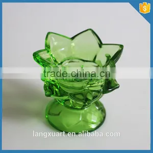 LX-Z045 Double Purpose Lotus Flower Colored Candle Holder With Foot thumbnail-4