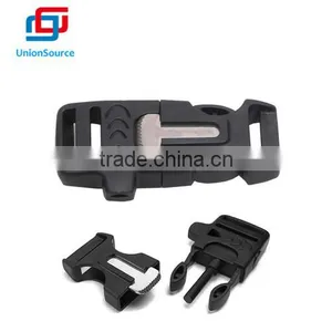 Release Buckle Escaper For Paracord Bracelet With Whistle and Flint thumbnail-5