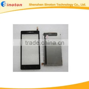 100% Tested Mobile Phone Replacment Parts Black LCD Screen Glass For Fly IQ4501 thumbnail-1