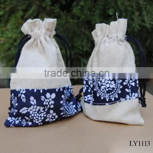 10*13cm IN Stock Burlap Christmas Bag for Jewelry thumbnail-1