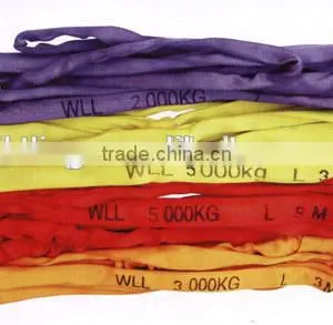 Double Ply Polyester 10 Ton 7:1 Safety Polyester Round Sling thumbnail-6