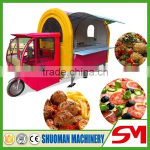 CE Approved High Color Fastness Mini Mobile Food Carts for Sale thumbnail-4