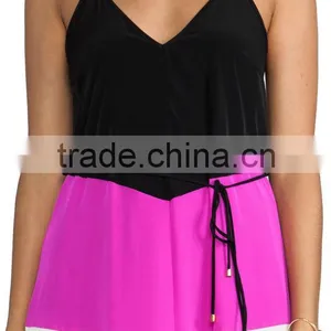 2015 Gowns Women Colour Block Gown Fashion Gown Design for Women Wear Long Gowns thumbnail-2