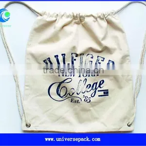 Eco Drawstring Backpack Shoulder Canvas Bag thumbnail-1