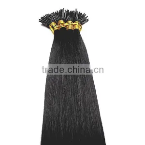Real Remy Hair High Quality 10-30 Inch i Tip Hair Extension thumbnail-2