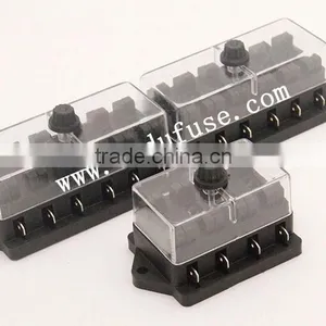 4 Way Blade Fuse Block / Black 4 Way Blade Fuse Block thumbnail-1