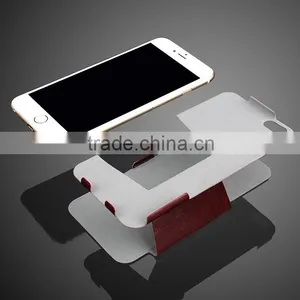 Elegant Design Ultra Thin Flip Open Stand Leather Case Cover With Embossed Flower Mobile Phone Leather Case thumbnail-2