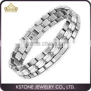 KSTONE 2015 Fashion Stainless Steel Bracelet Magnetic Bracelet for Men thumbnail-1