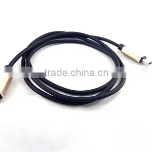 2015 Hot Sale USB 3.1 TYPE C Male to USB 3.1 TYPE C Male Slim White Cable thumbnail-3