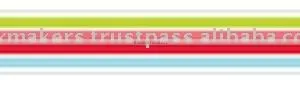 3/8" Fashion Nylon Rainbow Stripes Collars thumbnail-1