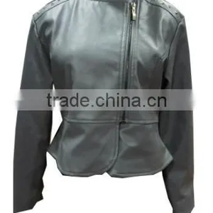 2015 New Fashion Design Girls pu Jacket thumbnail-1