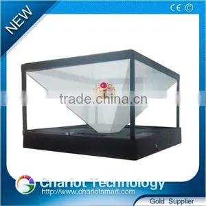 Hot! Indoor 3d Hologram Advertising Display Equipment, Pyramid on Sale. thumbnail-1