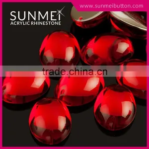 Taiwan Free Sample Sewing Acrylic Flat Back Crystal Rhinestone for Woman Clothes thumbnail-2