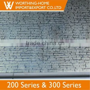High Quality Coating Pvc 8k Embossed Etched Decorative 304 Ss Plate thumbnail-6