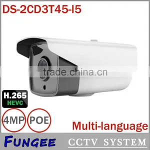DS-2CD3T45-I5 4MP IP Camera H.265 EXIR Network Bullet Camera Similar Model of DS-2CD2T42WD-I5 IR Night Vision Infrared thumbnail-1