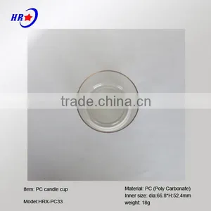 HRX-PC33 TRANSPARENT PC CUP OF TEALIAGHT CANDLE thumbnail-2