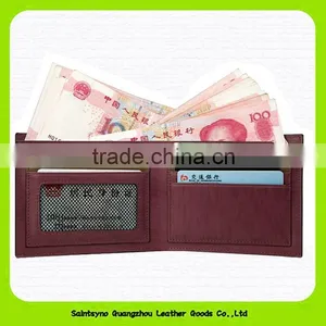 15640 Factory Fashion Short Wallet Leather Rfid Blocking Men Wallet thumbnail-2