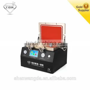 2016 HOT TBK-408 Laminating and Remove Bubble 2 in 1 Machine With Buil-in Air Compressor and Vacuum Pump for Lcd Screen Repair thumbnail-1