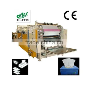 Neatly Folded Tissue Paper Embossing Machine thumbnail-1