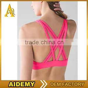 Womens Seamless Sports Bra With Removable Cups thumbnail-2