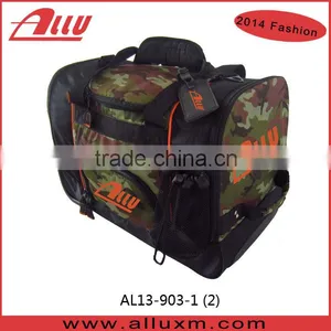 600D Polyester Camo Lawn Bowls Bag With Wheels thumbnail-1