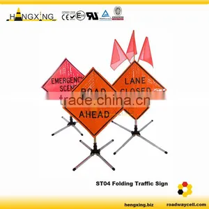 ST04 Warning Sign Folding Traffic Signs thumbnail-1