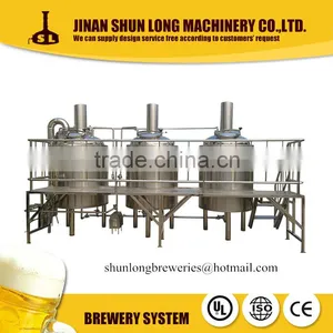 China Time-honoured Brand Shunlong 15bbl Brewery Equipment for Beer Brewing Using the 304 Stainless Steel thumbnail-2