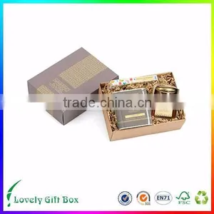 Custom Logo Gold Foil Cardboard Gift Boxes for Perfume Packaging thumbnail-1